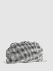 Reiss Bags | Adaline Embellished Clutch Bag Gold - Women