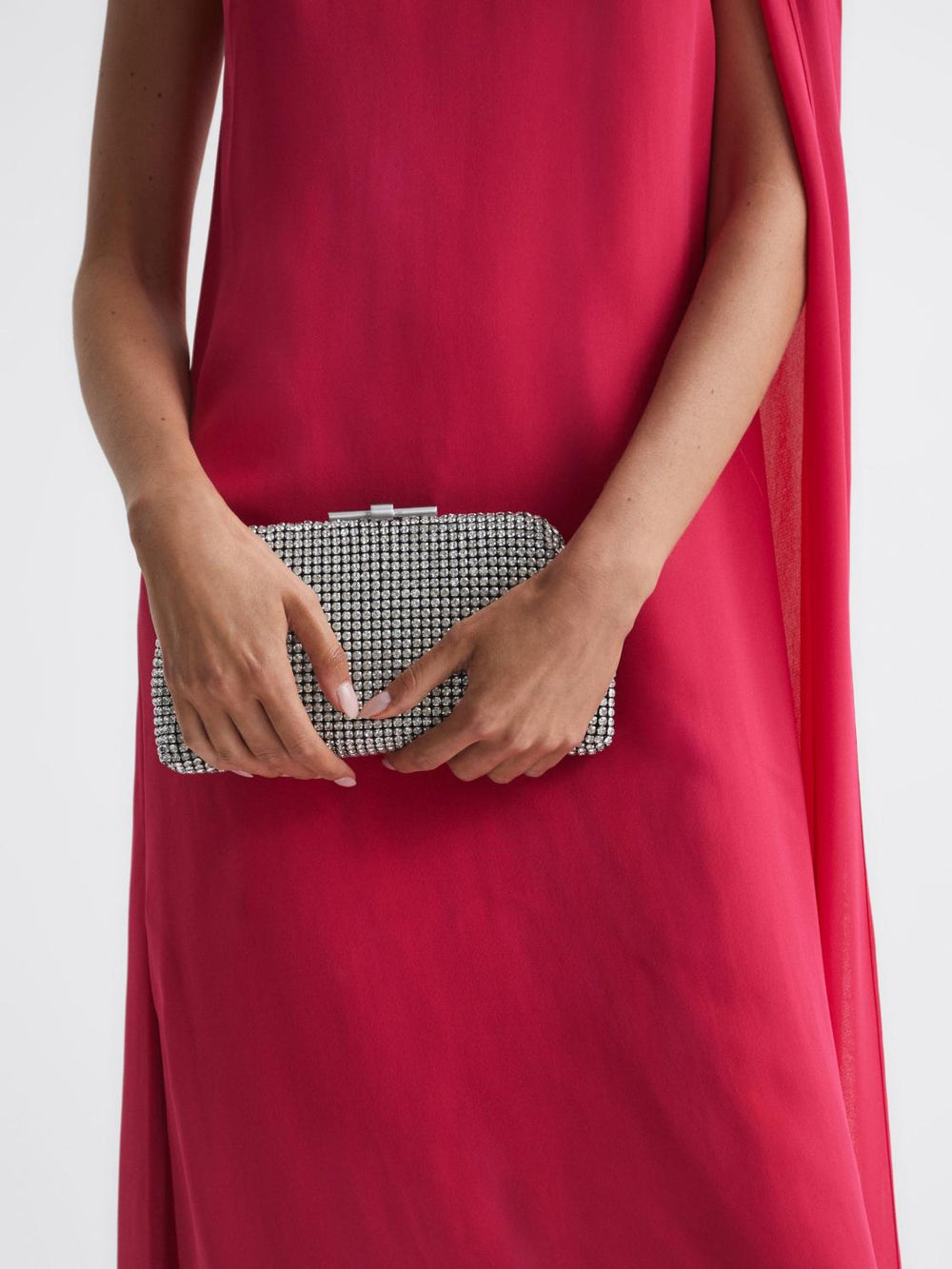 Reiss Bags | Adaline Embellished Clutch Bag Opal - Women