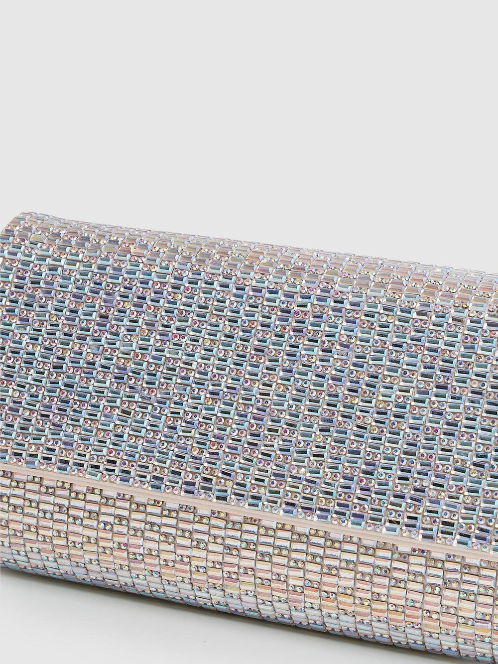 Reiss Bags | Dakota Disco Baguette Bag Silver - Women