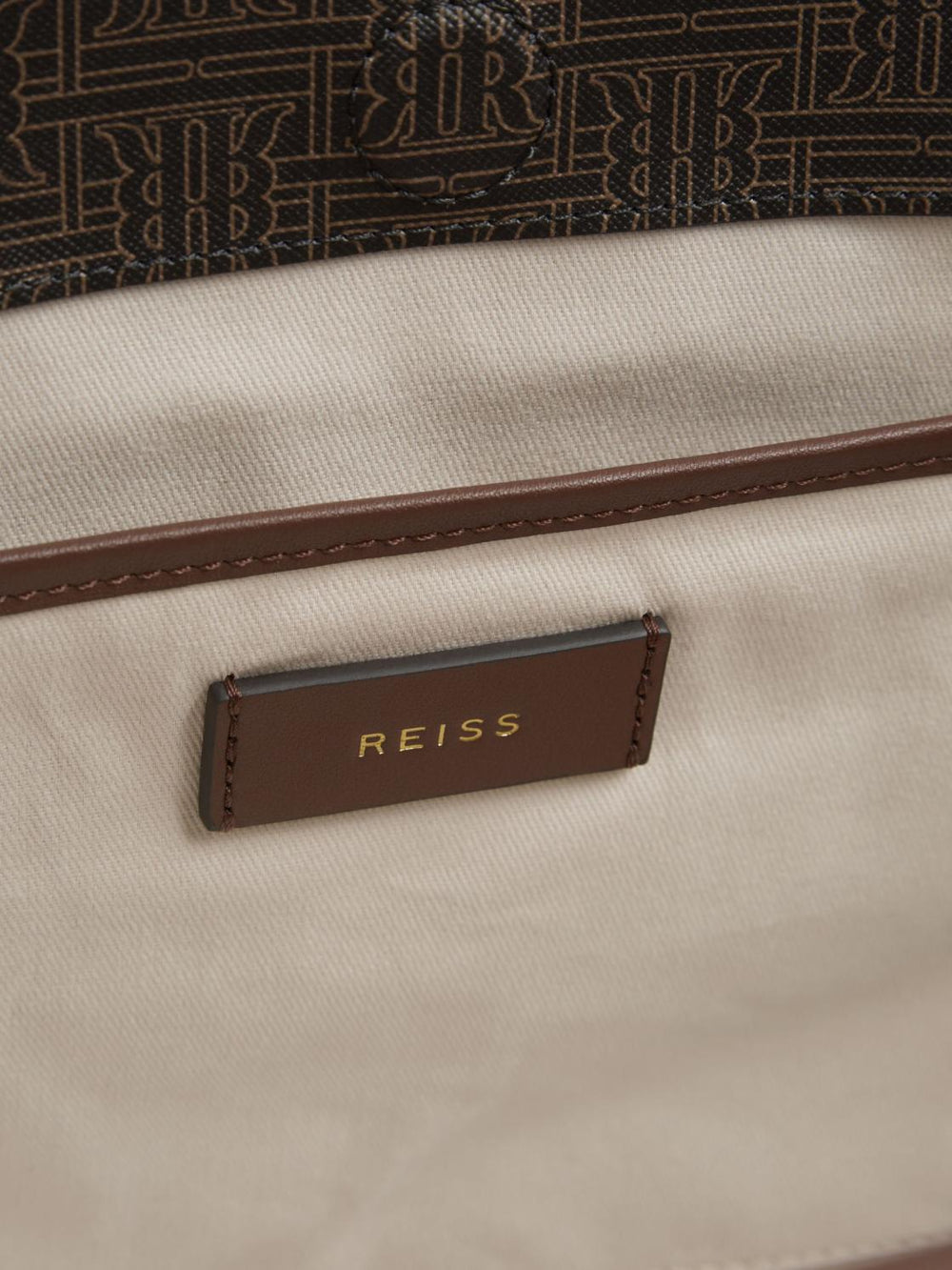 Reiss Bags | Dani Bloom Logo Tote Bag Chocolate/tan - Women