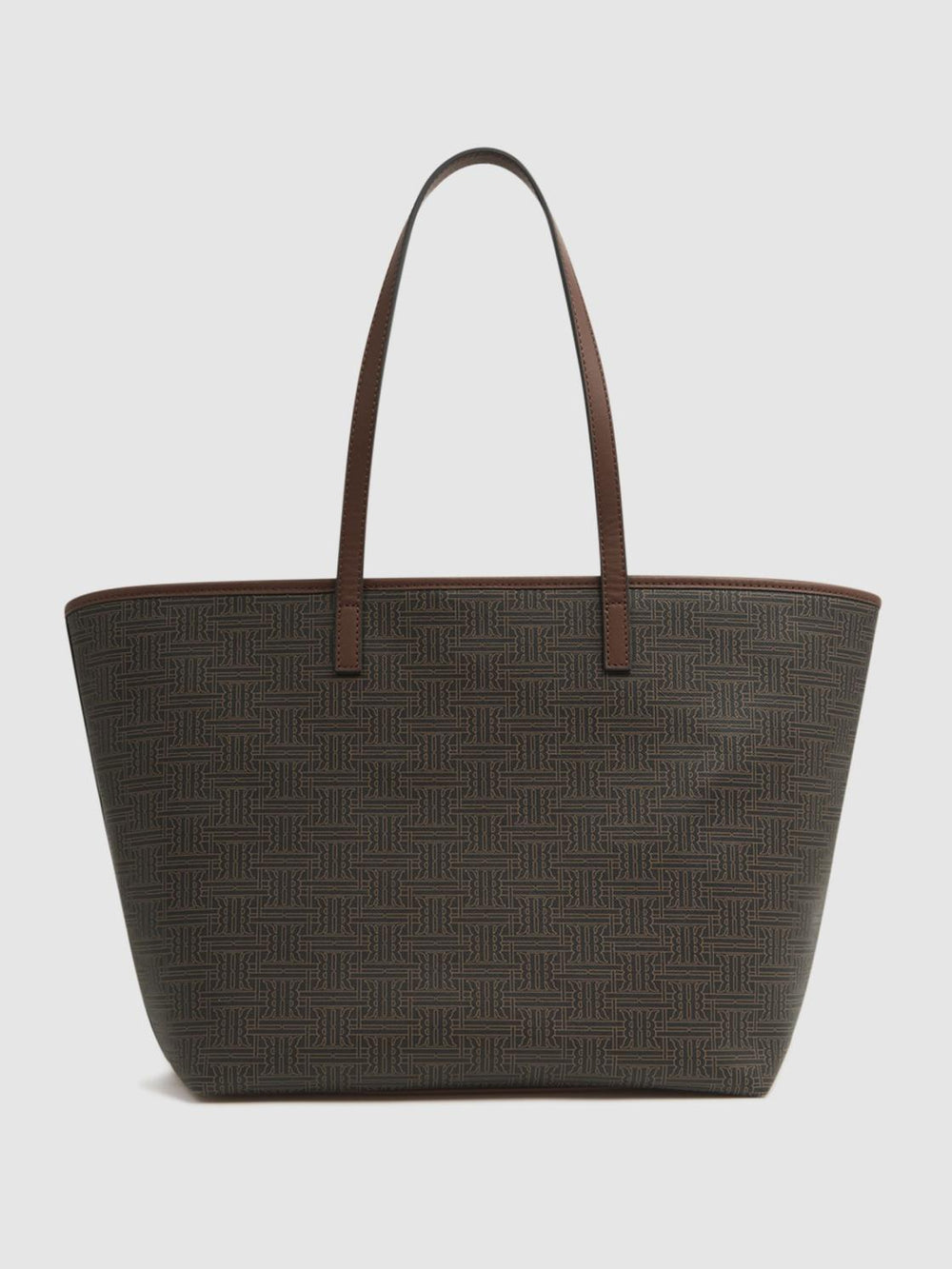 Reiss Bags | Dani Bloom Logo Tote Bag Chocolate/tan - Women
