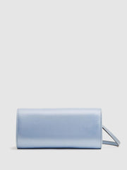 Reiss Bags | Delphine Diamanté Buckle Satin Clutch Off White - Women