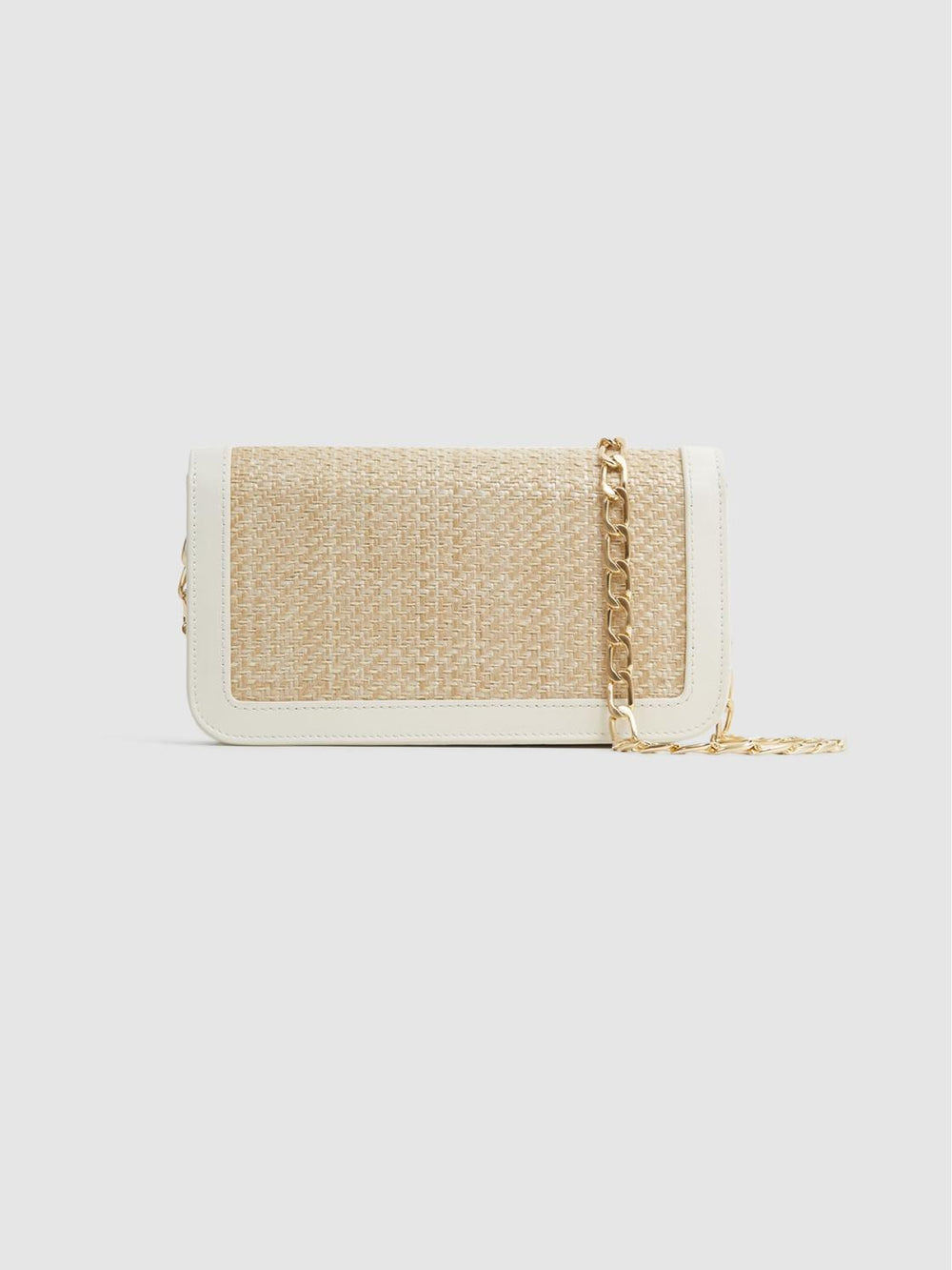Reiss Bags | Lexi Clutch Small Raffia Clutch Bag Natural/off White - Women