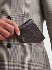 Reiss Bags & Wallets | Cabot Leather Wallet Chocolate - Men