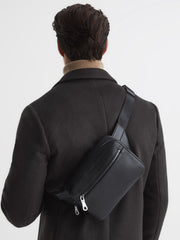 Reiss Bags & Wallets | Carter Leather Cross-Body Bag Black - Men