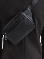 Reiss Bags & Wallets | Carter Leather Cross-Body Bag Black - Men