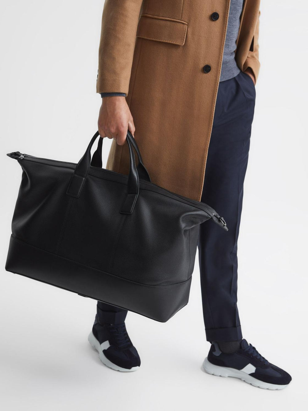 Reiss Bags & Wallets | Carter Leather Travel Bag Black - Men