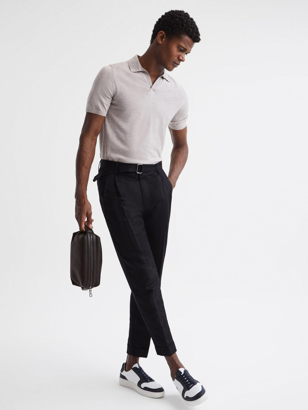 Reiss Bags & Wallets | Cole Leather Washbag Black - Men