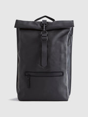 Reiss Bags & Wallets | Rains Rains Roll Top Rucksack Black - Men