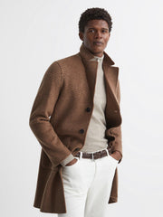 Reiss Belts | Carlton Woven Leather Belt Black - Men