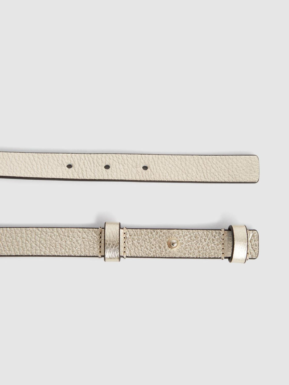 Reiss Belts | Hayley Leather Square Hinge Belt Black - Women