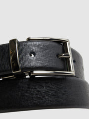 Reiss Belts | Ricky Reversible Leather Belt Black - Men