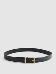 Reiss Belts | Ricky Reversible Leather Belt Black - Men