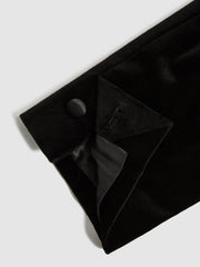 Reiss Blazers | Ace Single Breasted Velvet Blazer Black - Men