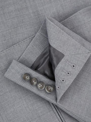 Reiss Blazers | Arrow Slim Fit Single Breasted Wool Blend Blazer Soft Grey - Men