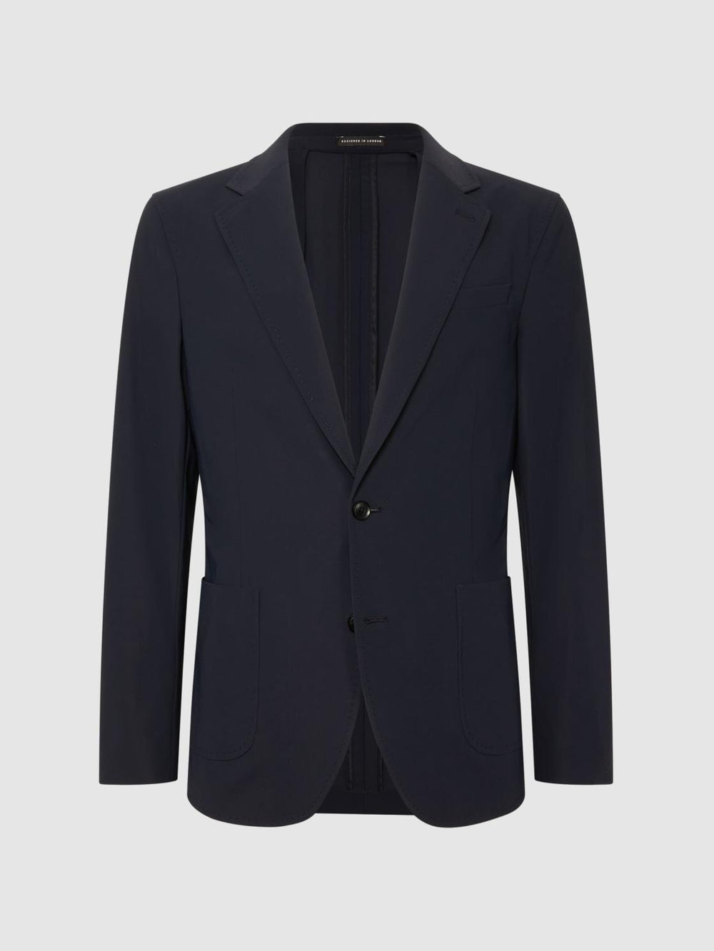 Reiss Blazers | Flip Slim Fit Single Breasted Blazer Navy - Men