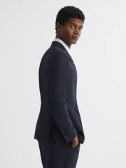 Reiss Blazers | Flip Slim Fit Single Breasted Blazer Navy - Men