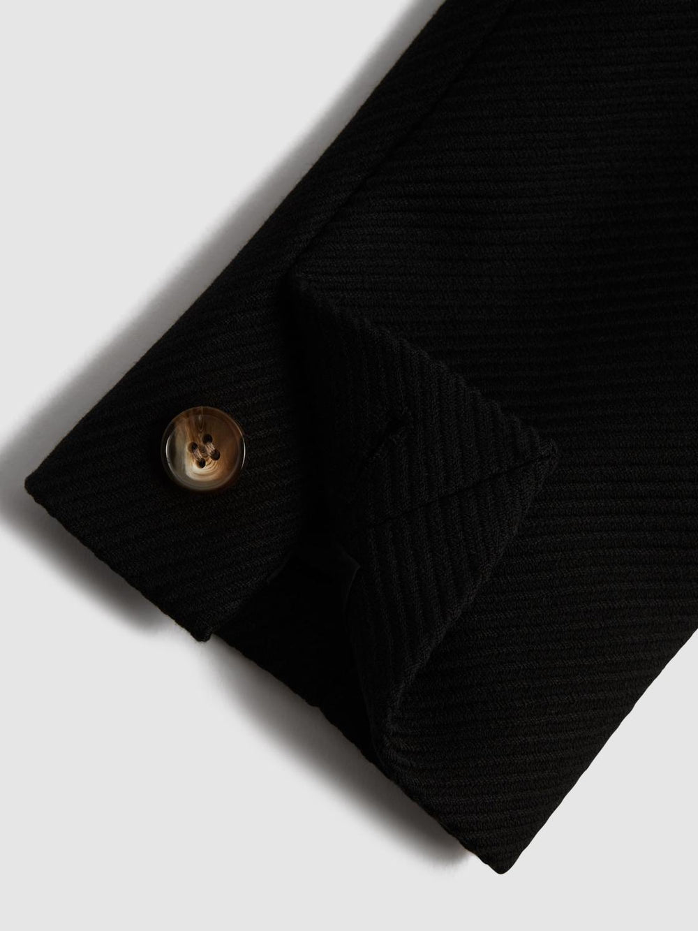 Reiss Blazers | Laura Double Breasted Twill Blazer Black - Women