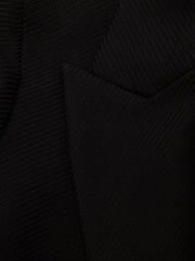 Reiss Blazers | Laura Double Breasted Twill Blazer Black - Women