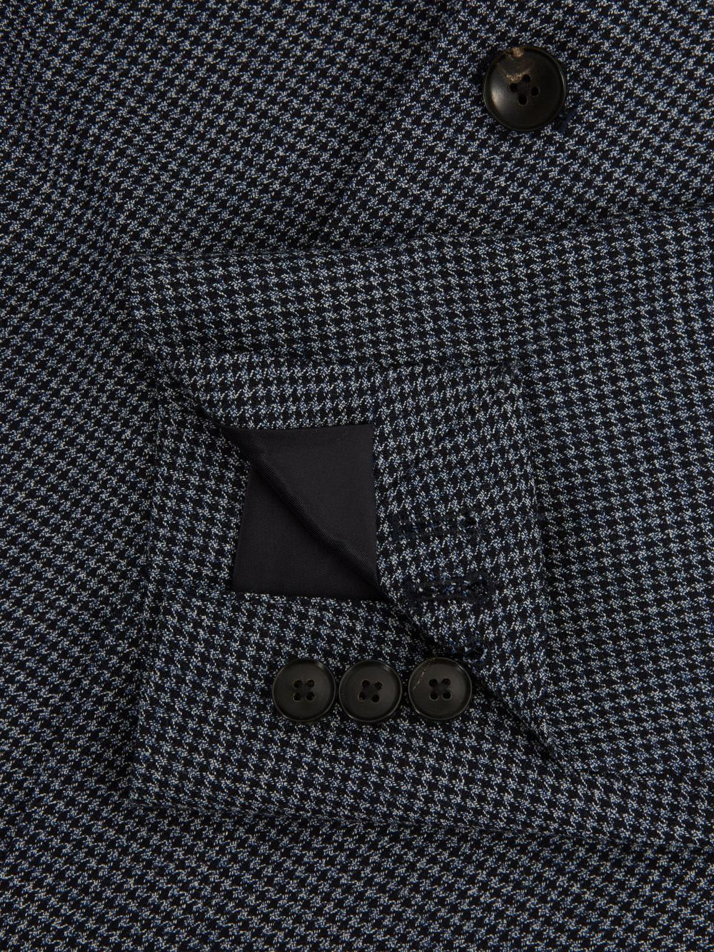 Reiss Blazers | Leadenhall Single Breasted Dogtooth Blazer Navy - Men