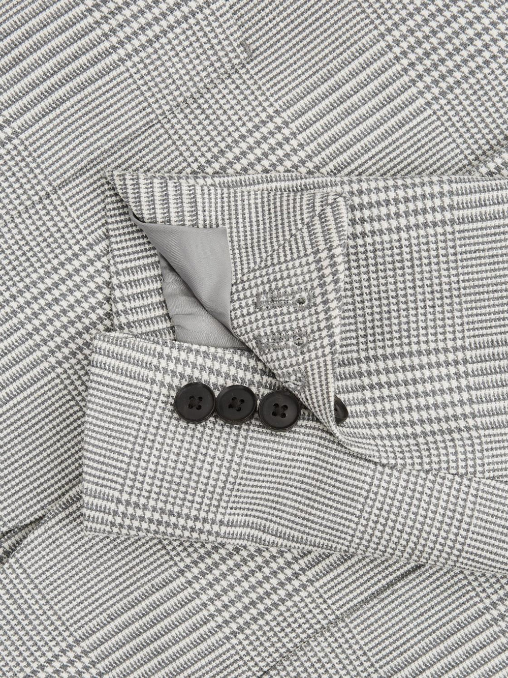 Reiss Blazers | Matinee Single Breasted Prince Of Wales Check Blazer Grey - Men