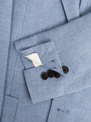 Reiss Blazers | Ravenswood Single Breasted Patch Pocket Blazer Soft Blue - Men