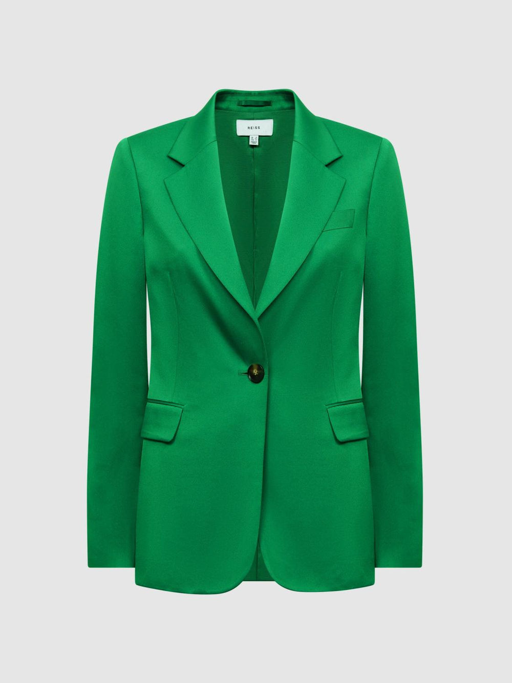Reiss Blazers | Sofie Tailored Single Breasted Blazer Green - Women