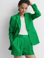 Reiss Blazers | Sofie Tailored Single Breasted Blazer Green - Women