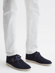 Reiss Boots | Clarks Originals Suede Desert Boots Navy - Men