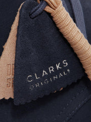 Reiss Boots | Clarks Originals Suede Desert Boots Navy - Men