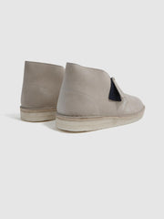 Reiss Boots | Clarks Originals Suede Desert Boots Stone - Men