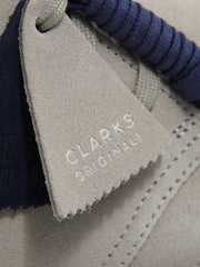 Reiss Boots | Clarks Originals Suede Desert Boots Stone - Men