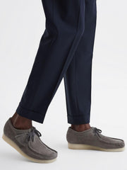 Reiss Boots | Clarks Originals Suede Wallabee Shoes Grey - Men