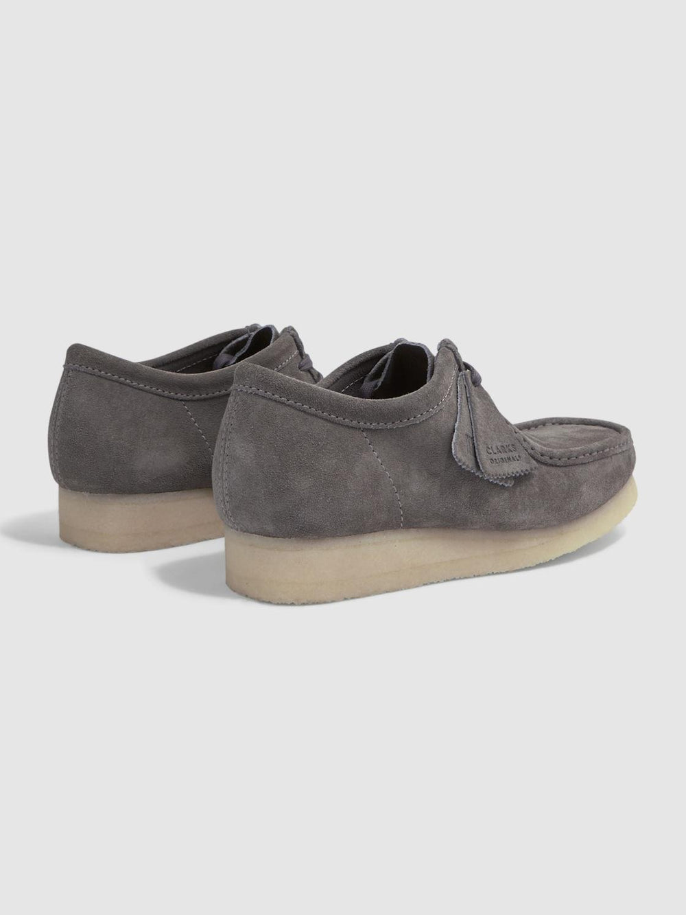 Reiss Boots | Clarks Originals Suede Wallabee Shoes Grey - Men