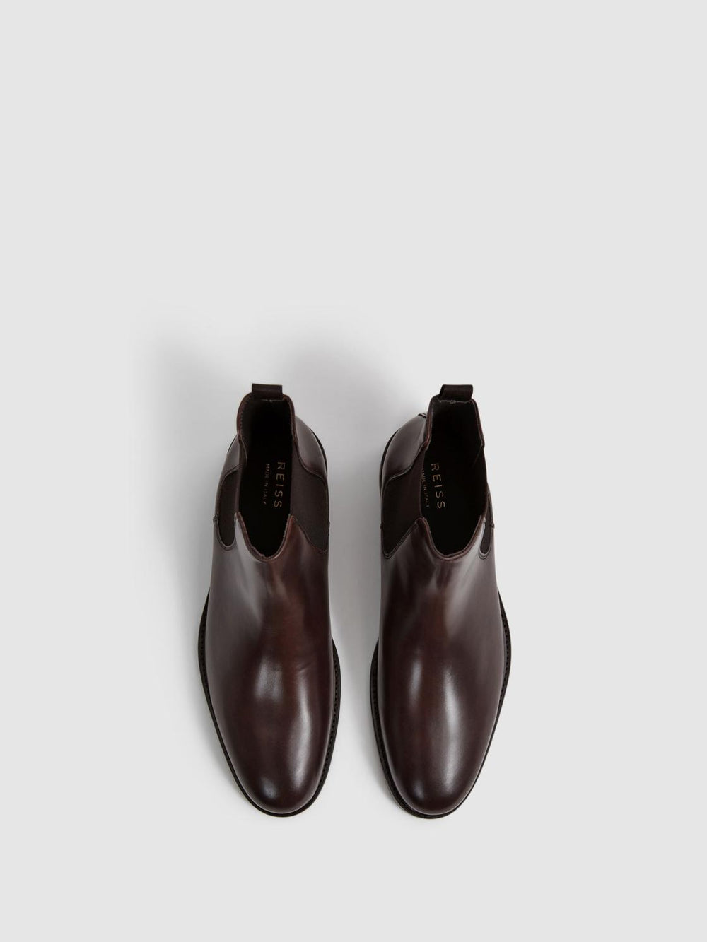 Reiss Boots | Tenor Leather Chelsea Boots Black - Men