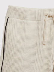 Reiss Co-Ords | Dexter Textured Drawstring Shorts Ecru - Children