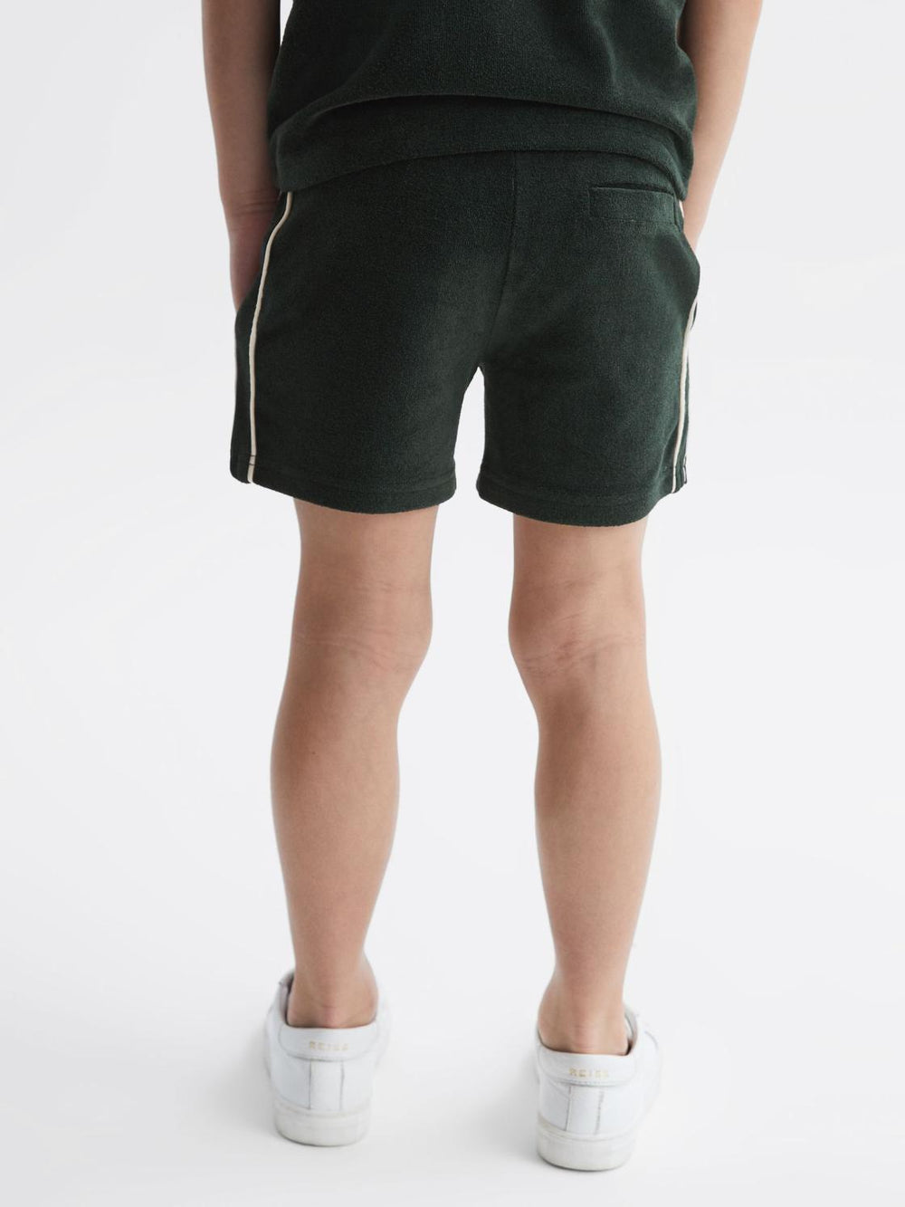 Reiss Co-Ords | Fredericks Towelling Drawstring Shorts Ecru - Children