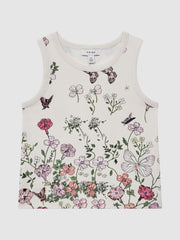 Reiss Co-Ords | Kemi Floral Print Vest Pink Print - Children