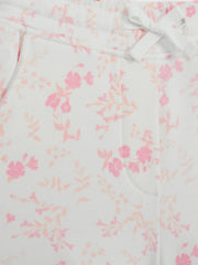 Reiss Co-Ords | Nina Floral Print Set - Sweatshirt And Shorts Pink Print - Children