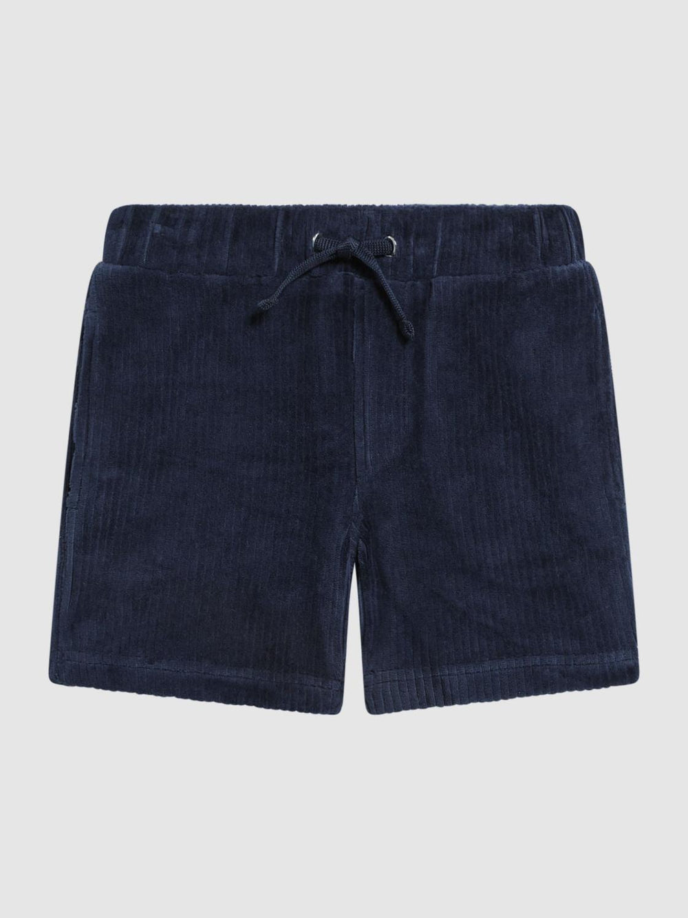 Reiss Co-Ords | Tortuga Ribbed Chenille Drawstring Shorts Navy - Children