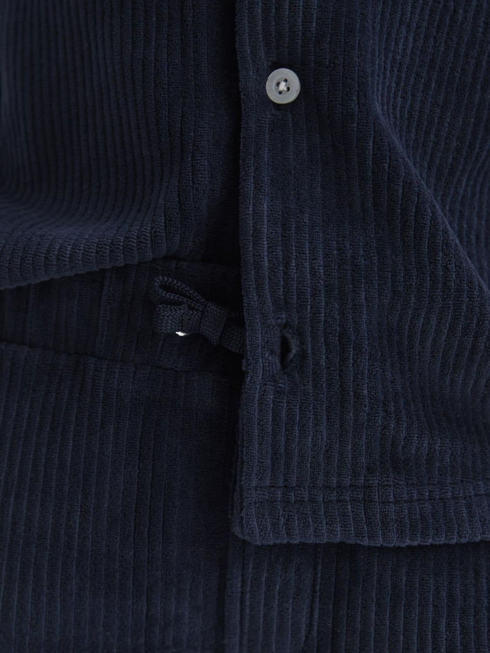 Reiss Co-Ords | Tortuga Ribbed Chenille Drawstring Shorts Navy - Children