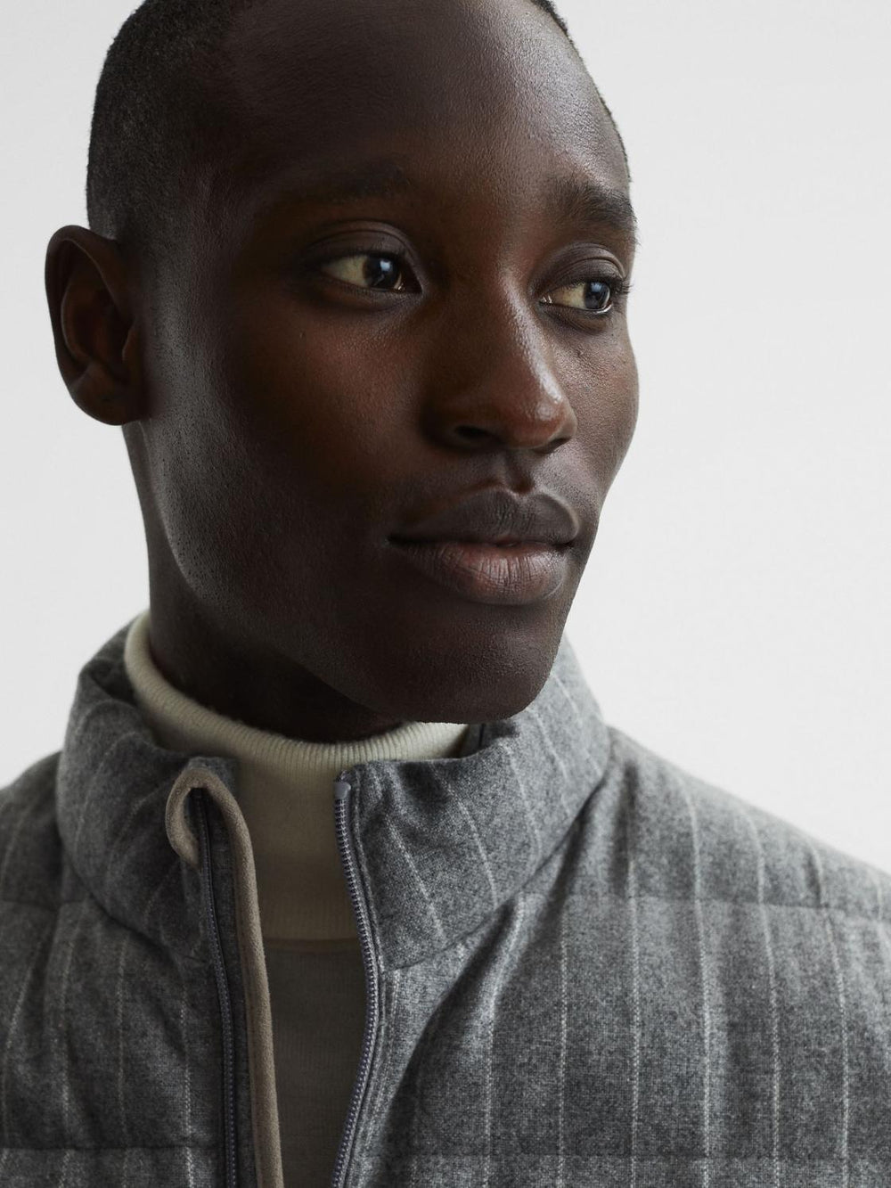 Reiss Coats & Jackets | Banks Quilted Gilet Grey - Men