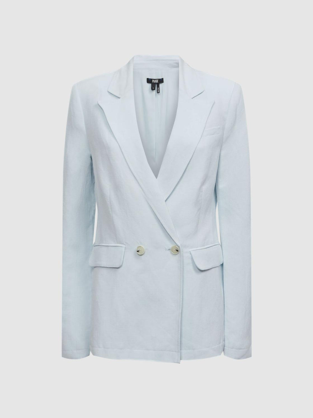 Reiss Coats & Jackets | Dawson Paige Double Breasted Linen Blend Blazer Ice Flow - Women