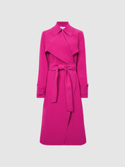 Reiss Coats & Jackets | Eden Trench Coat Pink - Women