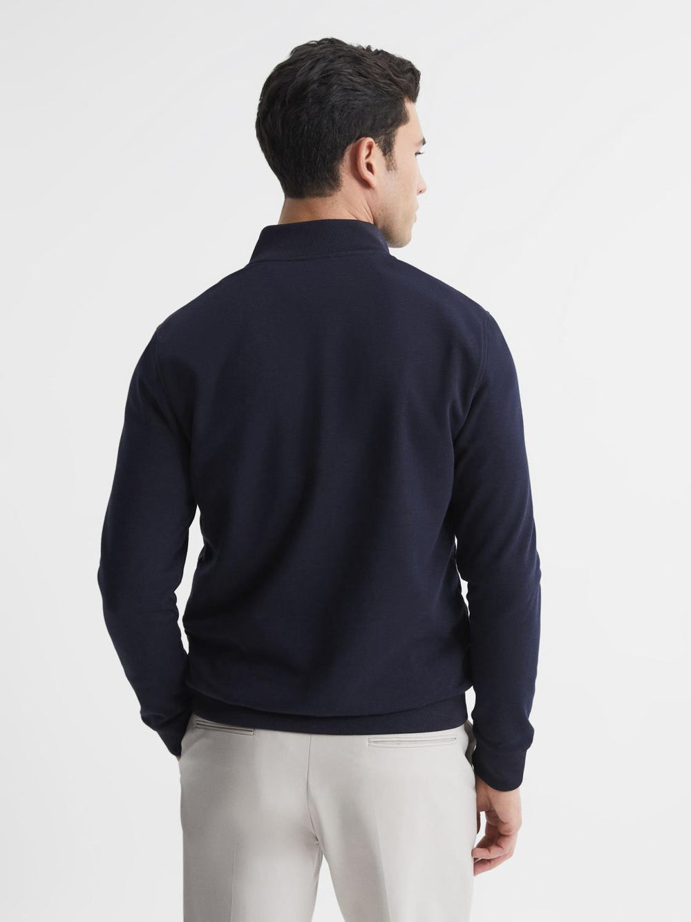 Reiss Coats & Jackets | Flintoff Quilted Hybrid Jacket Navy - Men