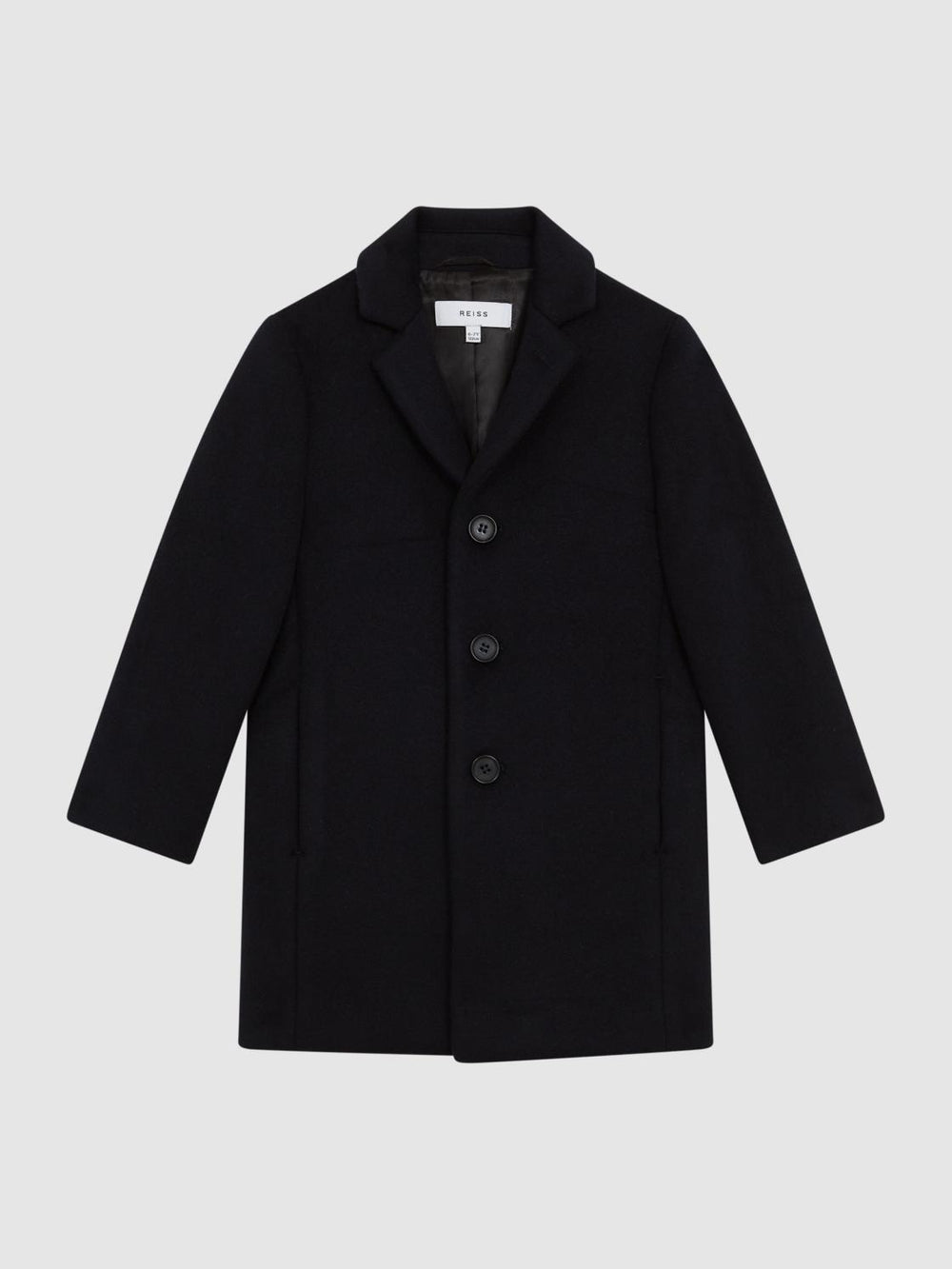 Reiss Coats & Jackets | Gable Single Breasted Overcoat Navy - Children
