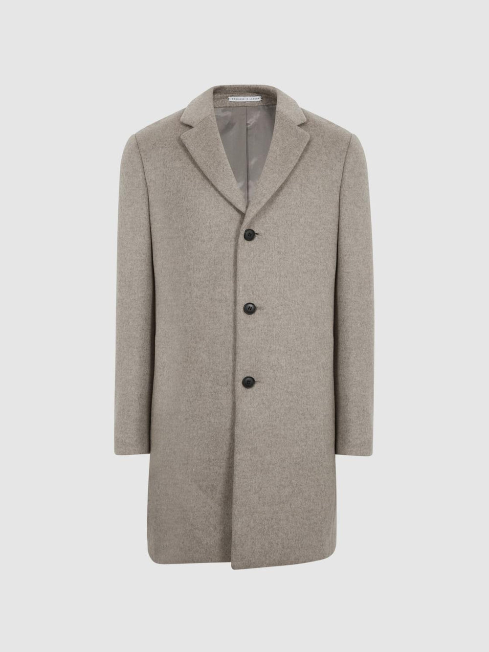 Reiss Coats & Jackets | Gable Single Breasted Wool Overcoat Black - Men