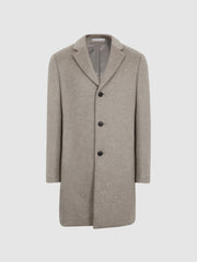 Reiss Coats & Jackets | Gable Single Breasted Wool Overcoat Black - Men