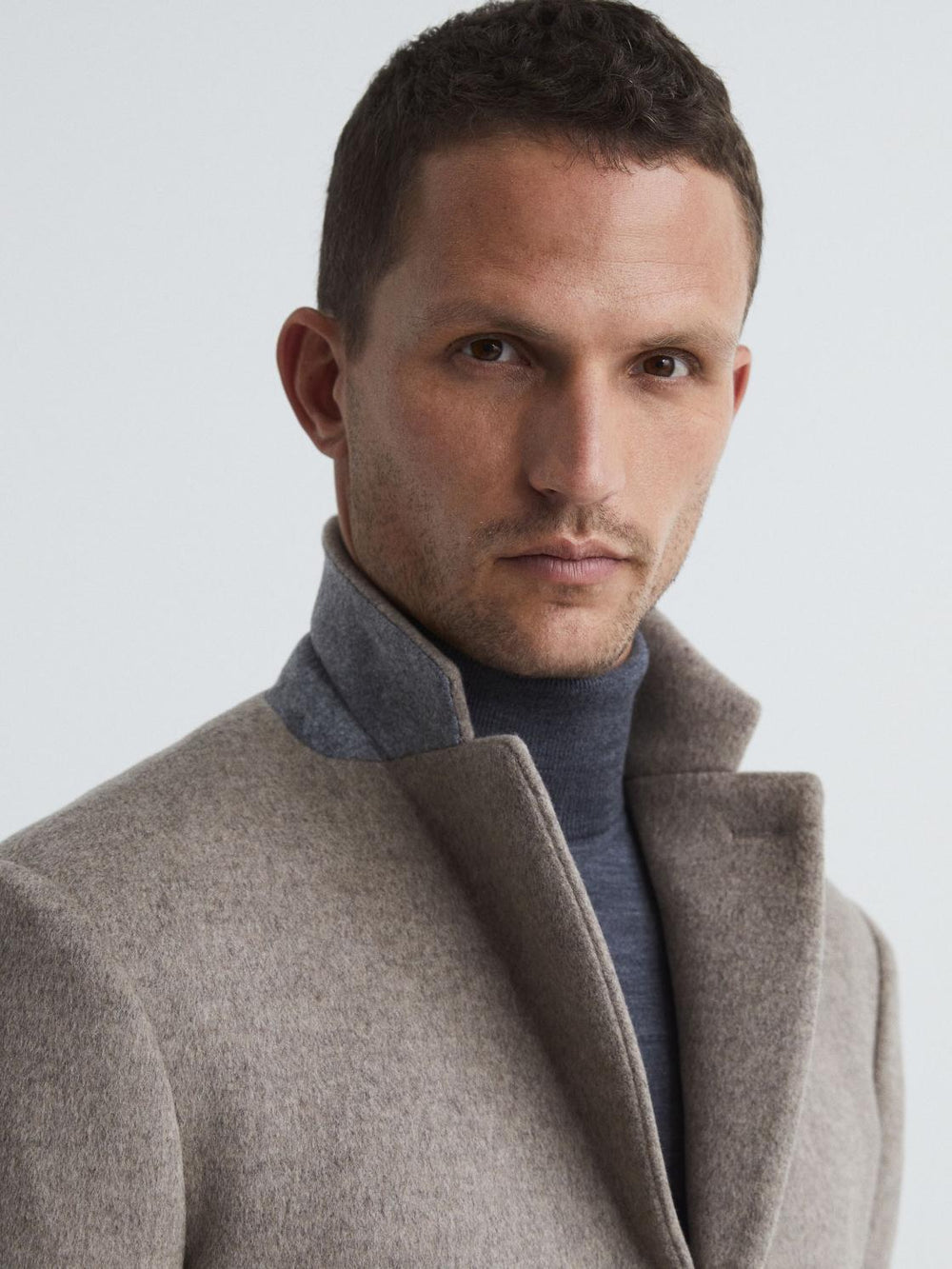 Reiss Coats & Jackets | Gable Single Breasted Wool Overcoat Black - Men