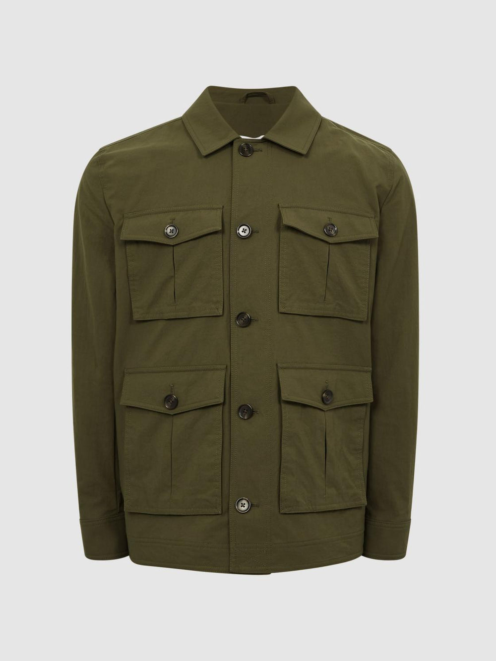 Reiss Coats & Jackets | Hawke Four Pocket Field Jacket Khaki - Men